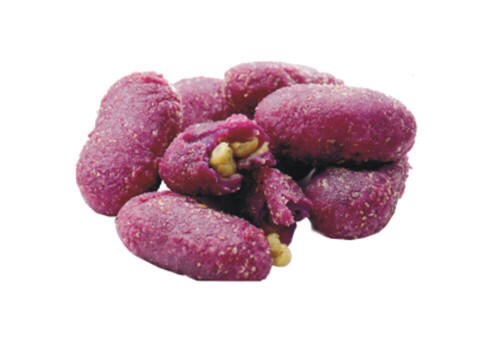 紫薯豌豆球