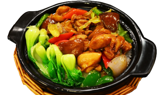 香菇滑鸡饭